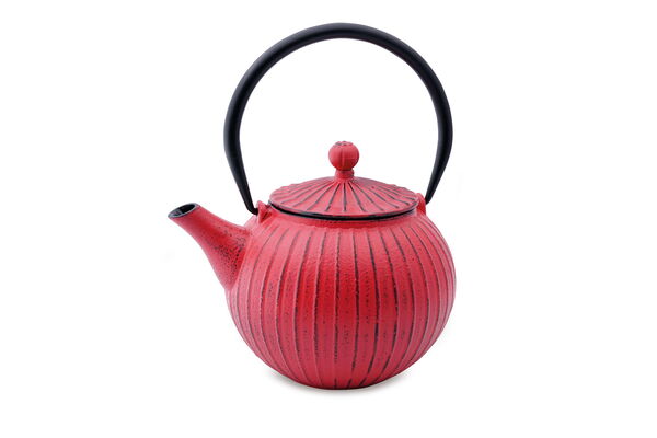 Eisen-Teekanne Panpukin Rot, 800 ml