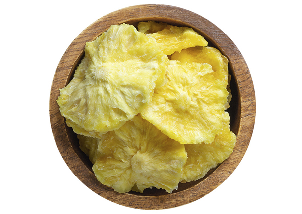 getrocknete Ananas